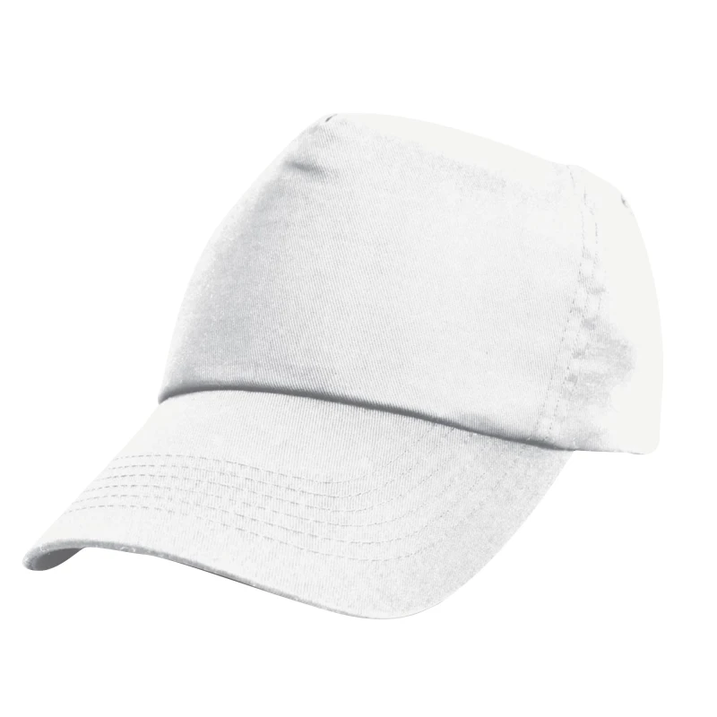 Image of Result Plain Basebll Cap in White White Unisex One Size