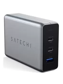 image of Satechi 100W Type-C Pd Gan Compact Charger (Space Grey)