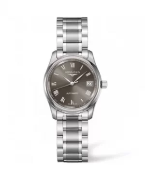 image of Longines Master Collection Automatic 29mm Grey Dial Stainless Steel Womens Watch L2.257.4.71.6 L2.257.4.71.6