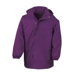 image of Result Mens Reversible StormDri 4,000 Waterproof Windproof Anti Pilling Fleece Jacket (S) (Purple)