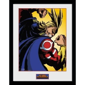 My Hero Academia All Might Framed Collector Print