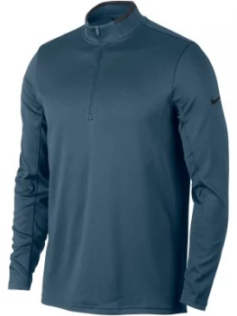Image of Mens Nike Dri Fit Half Zip Jumper Ink
