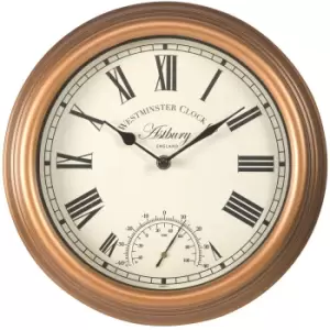 image of Smart Garden Astbury Wall Clock and Thermometer 12"