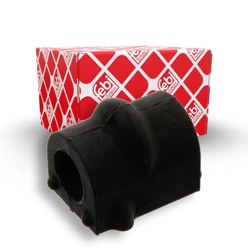 Image of FEBI BILSTEIN 02967 Stabilizer Bushes Front Axle, Rubber Rubber Anti-roll Bar Bush Kit (1334)