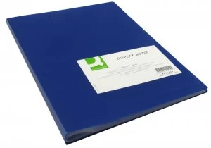 image of Q Connect Display Book 40pocket Blue