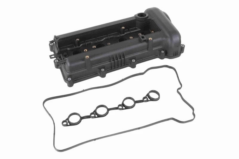 Image of ACKOJA A52-9679 Rocker Cover Q+, original equipment manufacturer quality with valve cover gasket, with breather valve Plastic Rocker Cover (977)