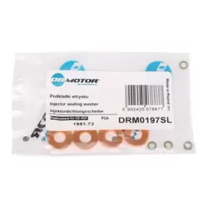 Image of DR.MOTOR AUTOMOTIVE Gaskets DRM0197SL Seal Kit, injector nozzle FIAT,PEUGEOT,CITROEN,Scudo (270_, 272_),Scudo Kastenwagen (270_, 272_)