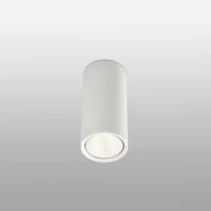 Rel LED 1 Light Round Surface Mounted Downlight White