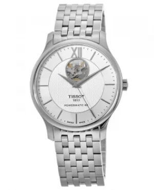 image of Tissot Tradition Powermatic 80 Silver Dial Stainless Steel Mens Watch T063.907.11.038.00 T063.907.11.038.00