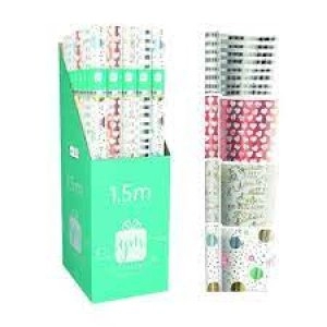 image of Giftmaker Celebration Mix Gift Wrap Pack of 42 Y8GM123K