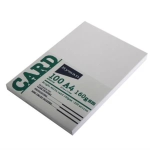 Image of Ryman A4 White Card - 100 Pack