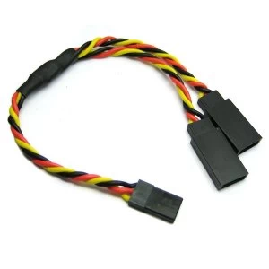 image of Etronix 15Cm 22Awg Jr Twisted Y Extension Wire