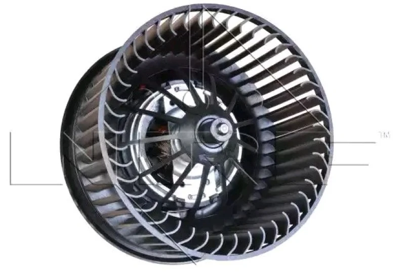 Image of NRF 34036 Blower Motor EASY FIT for left-hand drive vehicles, without integrated regulator, with adapter Interior Blower (2669)