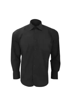 Image of Brighton Long Sleeve Fitted Work Shirt