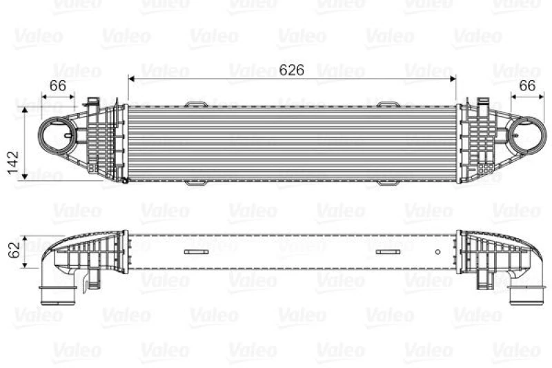 Image of Intercooler VALEO 818617