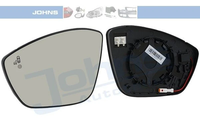 Image of Wing mirror glass JOHNS 55 59 37-83