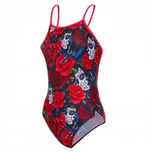 image of Maru Swift Back Swimsuit Ladies - Rose Tattoo