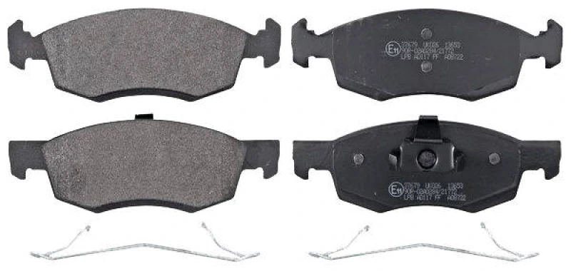 Image of A.B.S. 37679 Brake pad set without integrated wear sensor Brake Pad Set,disc brake (402)