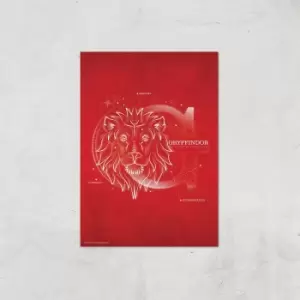 Image of Harry Potter Gryffindor Giclee Art Print - A2 - Print Only