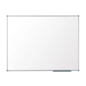 image of Nobo Basic Melamine 900 x 600mm Non Magnetic Whiteboard with Basic Trim and Fixing Kit