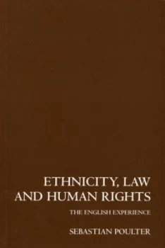 Image of Ethnicity Law and Human Rights by Sebastian Poulter Book