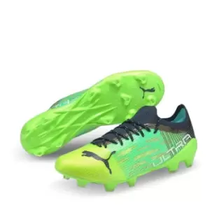 image of Puma Ultra 1.2 FG Football Boots - Green