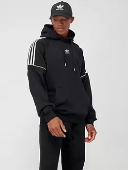 Image of Adidas Originals Essential Hoody, Black/White, Male, Hoodies, HK7309
