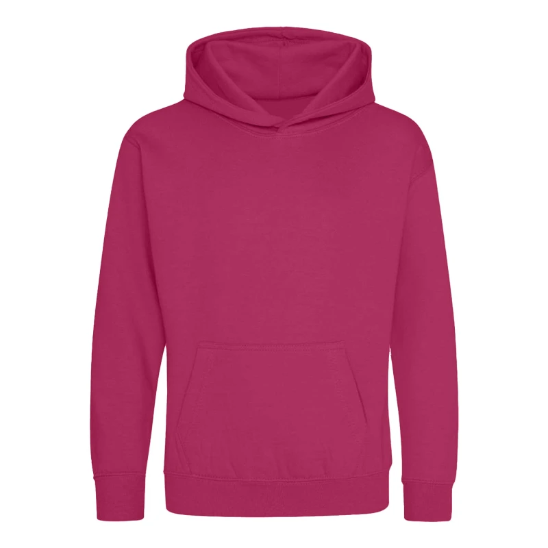 Image of AWDis Hoodie 1-2 Years in Bright Pink Size: 12-13 Years Bright Pink Unisex 12-13 Years