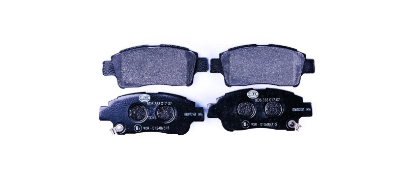 Image of HELLA Brake pad set HELLA 8DB 355 017-071