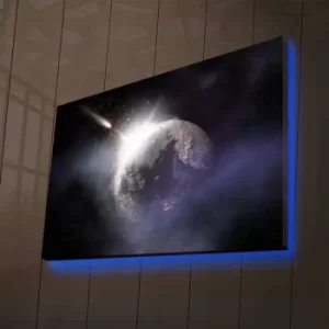 Image of NASA-006 Multicolor Decorative LED Lighted Canvas Painting