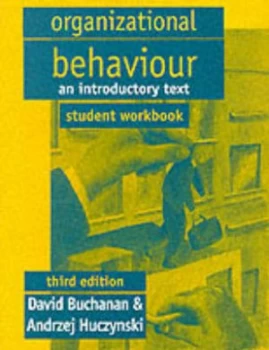 Image of Organizational Behaviour Stud Workbook by Prof David Buchanan Book
