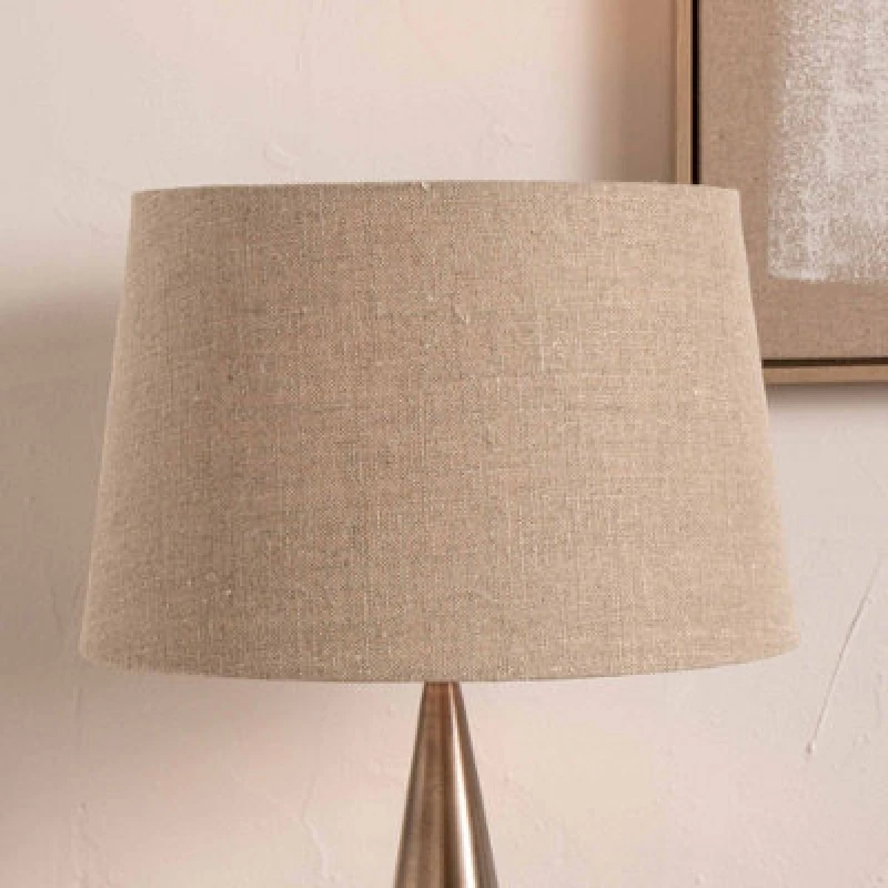 Image of Pacific Lifestyle 25Cm Natural Brown Tapered Table Lampshade