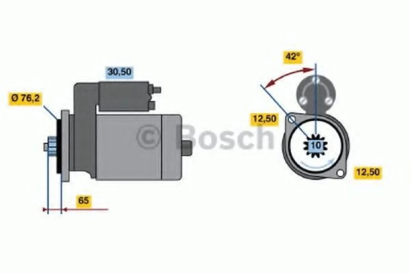 Image of Starter motor Bosch 0 986 018 920