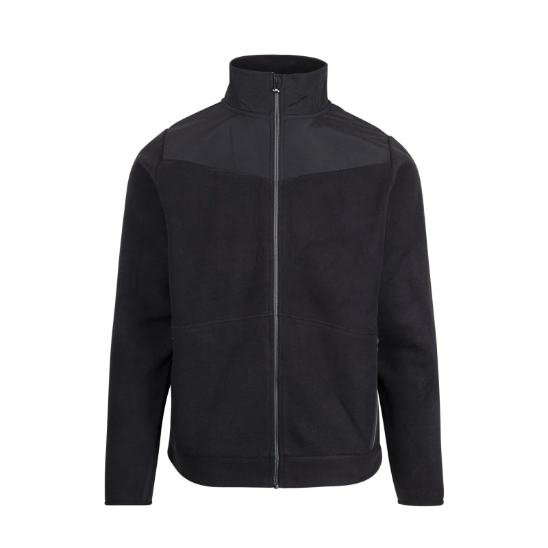 Image of Trespass Trespass Men Chidden Fleece Top in Black Size: Small Black S Male 5063703803960