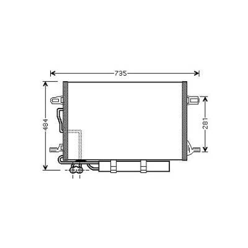 Image of Air conditioning condenser DIEDERICHS DCC1689
