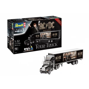 image of AC-DC Tour Truck & Trailer Level 3 1:32 Limited Edition Revell Model Gift Set