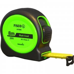 image of Fisco A1 Plus Tape Measure Imperial & Metric 26ft / 8m 25mm