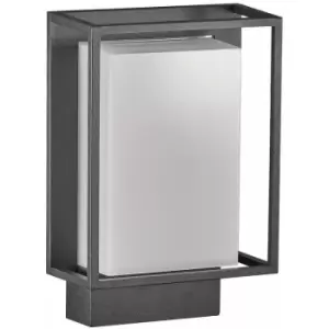 image of Nordlux Nestor LED Dimmable Outdoor Modern Wall Lamp Black, IP44, 2700K