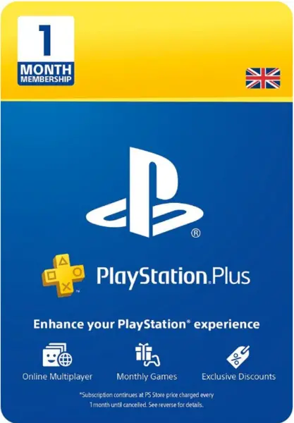 Image of Sony PlayStation Plus PSN 1 Month Subscription Membership