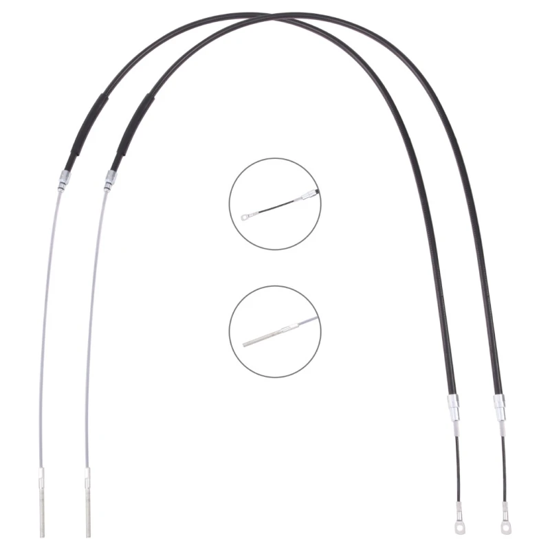 Image of RIDEX 124C1386 Brake Cable Right, 1683/1092mm Cable,parking brake (124)
