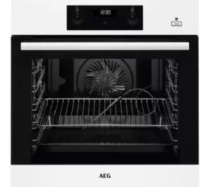 AEG SteamBake BES356010W Electric Steam Oven - White