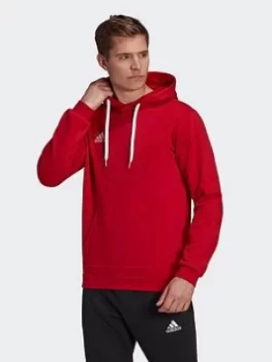 Image of adidas Entrada 22 Sweat Hoodie, Light Green Size XS Men