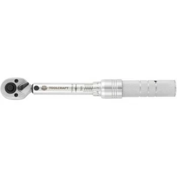 Image of TOOLCRAFT 819161 Torque wrench Forward/reverse ratchet 1/4 (6.3 mm) 1 - 6 Nm