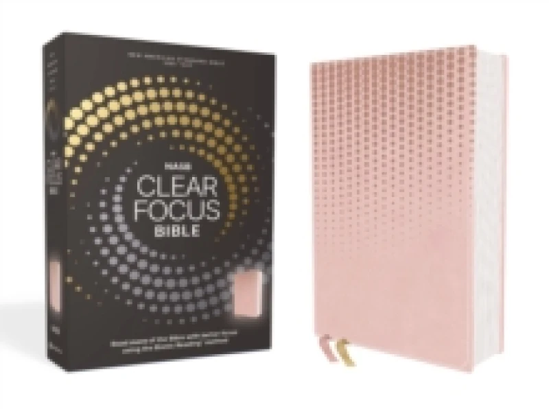 Image of NASB, Clear Focus Bible, Leathersoft, Pink : Read more of the Bible with better focus using the Bionic Reading Method Leather / fine binding