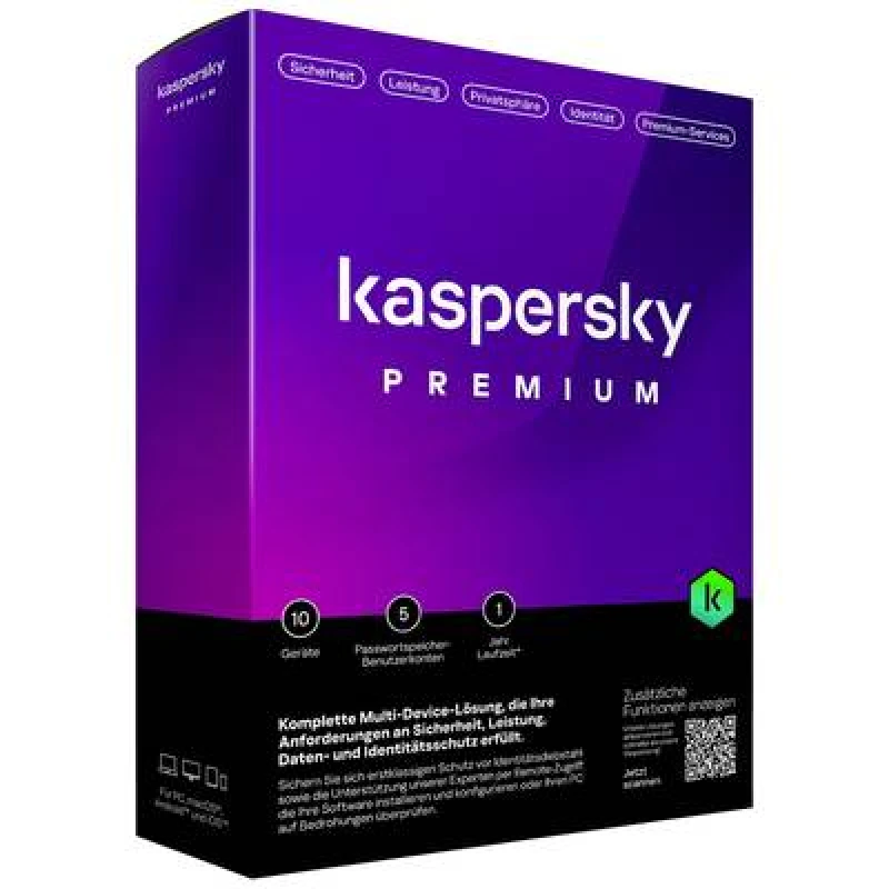 Image of Kaspersky Lab Premium 10 Devices 1 Year ...