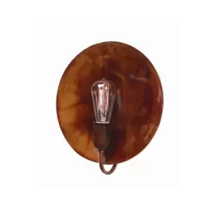 image of Agia Sconce Wall Lamp 1 Light Steel