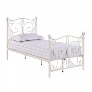 Image of Other Florence White Single Bed METAL