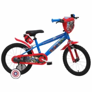 image of Avengers 12" Nylon Wheel Childrens Bicycle, Silver