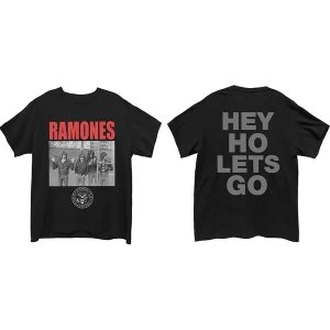 Image of Ramones - Cage Photo Unisex Large T-Shirt - Black