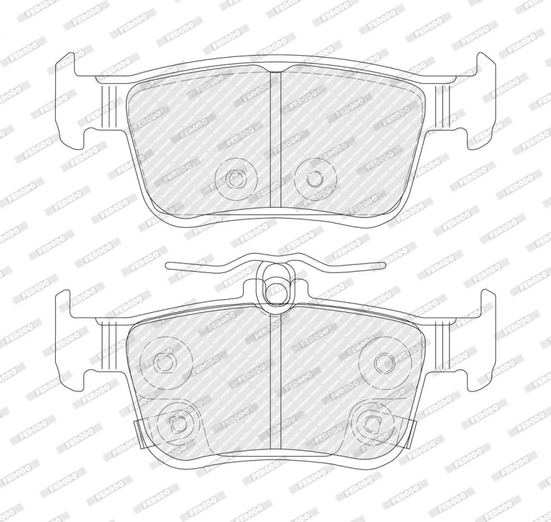 Image of Brake pad set FERODO FDB5573
